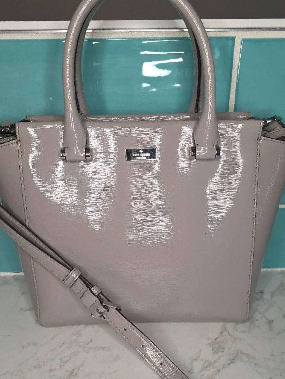 Kate Spade Bixby Place Lise Satchel In Hare Gray